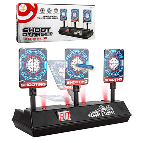 Inner Core Electronic Shooting Target 3 Knocked Down Soft Ammo Nerf S-ST01