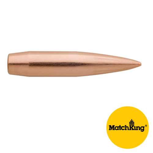 Sierra MatchKing 6.5mm .264 Cal 130gr Hollow Point Boat Tail - Closed Nose (HPBT-CN) 100 Pack - 1729
