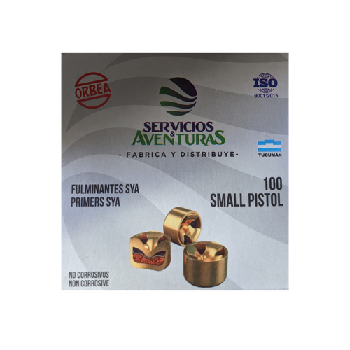 Servicios & Aventuras Small Pistol Primers (100pk)