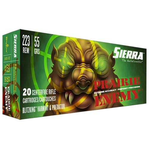 Sierra BlitzKing 223 Rem 55 Grain - 20 Pack - SA1455--09