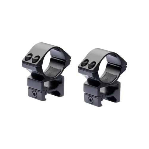 Sabre Sports Match 30mm Medium Matte Black 5/8 Weaver Base Rings - SABMM30WM
