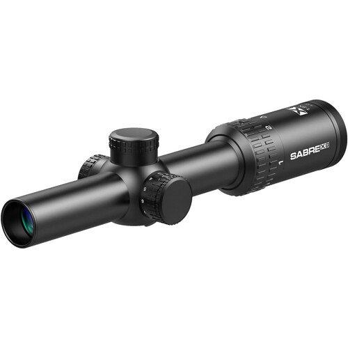 Sabre X8 1-8x24 30mm Fiber Reticle Riflescope  - SAO1824F