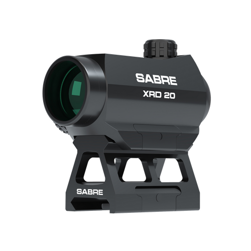 Sabre XRD 20 Closed Red Dot Sight MOA with High Rise Mount - SARD120