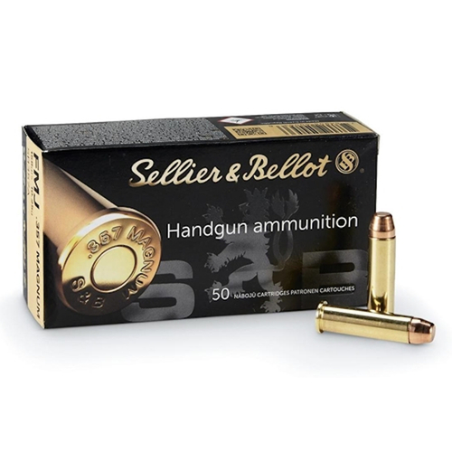 Sellier & Bellot 357 Magnum 158 grain FMJ 50 Round Pack V311392
