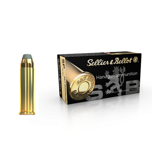 Sellier & Bellot  357 Magnum 158 grain SP 50 Round Pack V311432