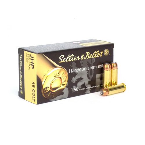 Sellier & Bellot 45 Colt 230 Grain JHP 50 Round Pack V311772