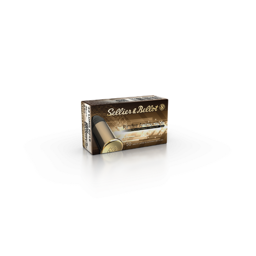 Sellier & Bellot .22 LR HV HP 40 gr High Velocity Hollow Point Lead Round Nose 50 Pk V355017