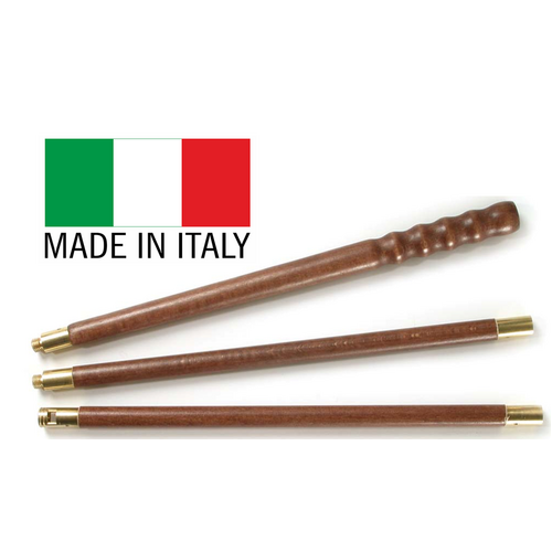 Stil Crin Italian 28" Parker Hale Compatible Varnished Walnut 3 Pcs Shotgun Cleaning Rod - SC70E