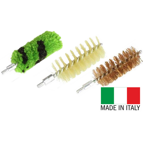 Stil Crin Italian 12 Gauge Shotgun 3 Piece Bore Brush Set (Brass, Nylon & Wool)