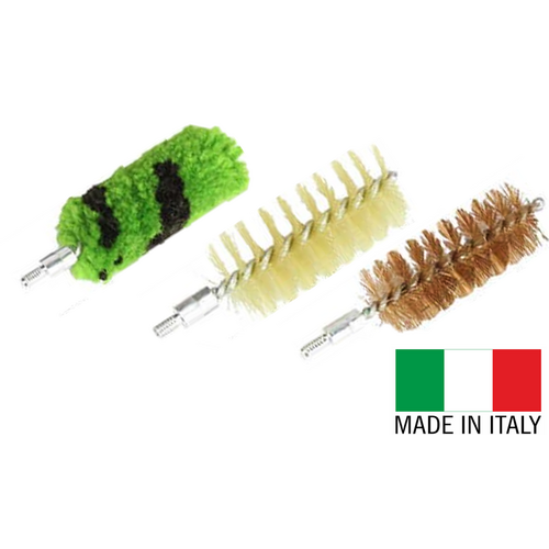 Stil Crin Italian 12 Gauge Shotgun 3 Piece Bore Brush Set (Bronze, Nylon & Wool)