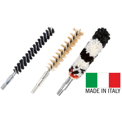 Stil Crin Italian 17 Cal/4.5mm Rifle Pistol 3 Piece Bore Brush Set (Bronze, Nylon & Wool)