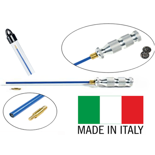 Stil Crin 19cm One Piece Ultimate Steel Pistol Cleaning Rod with Bearing Handle