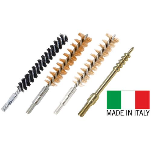 Stil Crin Italian 22LR, 223 Cal Rifle Pistol 4 Piece Bore Brush Set (Brass, Bronze, Nylon & Jag)