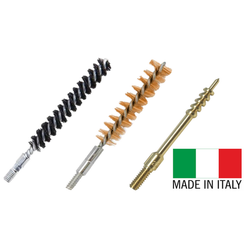 Stil Crin Italian 22LR, 223 Cal Rifle Pistol 3 Piece Bore Brush Set (Brass, Nylon & Jag)