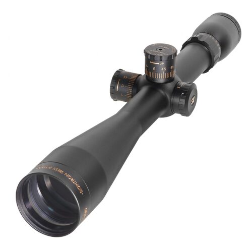 Sightron SIII Series 6-24x50mm Riflescope with Mil-Hash Reticle, .1 MRAD Clicks, First Focal Plane, 30mm Tube - SI-25007