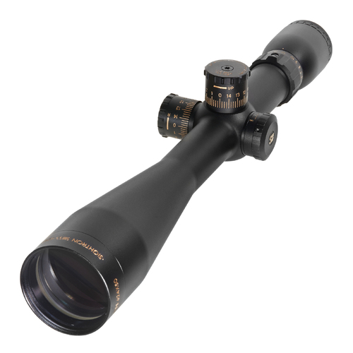 Sightron SIII Series 6-24x50mm Riflescope with Illuminated MOA-H Reticle, 1/4 MOA Clicks, Second Focal Plane, 30mm Tube - SI-25013