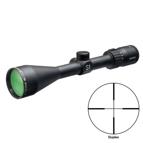 Sightron SI G2 Series 3.5-10x50mm Riflescope with Duplex Reticle, ¼ MOA Clicks, Second Focal Plane, 1" Tube - SI-32004