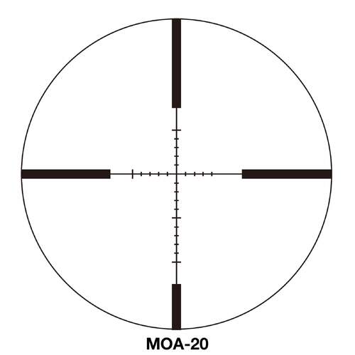 Sightron 4-12x40 Adjustable Objective SI G2 Series Riflescope with MOA-20 Reticle - SI-32008