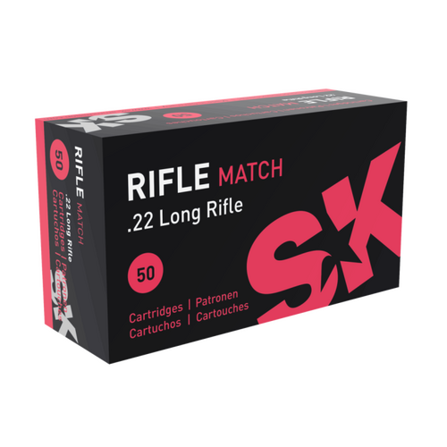 SK 22LR Rifle Match 40gr LRN (50pk) - SK420108