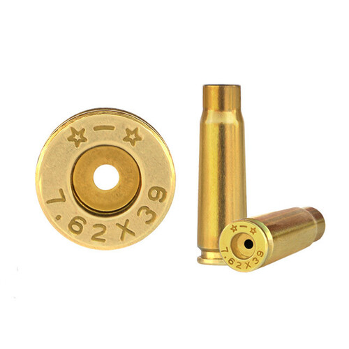 Starline Unprimed Brass Cases - 7.62x39mm Russian Brass (Large Rifle Primer) 50 Pack