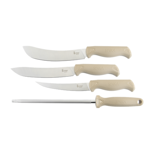 Spika Fieldcraft Cervitaur 4 Piece Knife Roll - Sandstorm - KRFC-KR01N