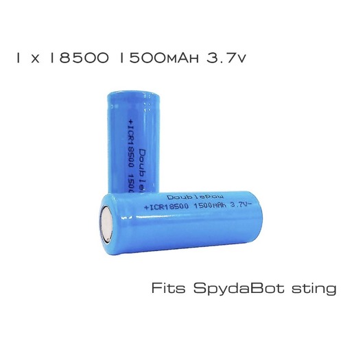 Spydabot 18500 1500mAh 3.7v Battery For Spydabot Sting - SP3.7v