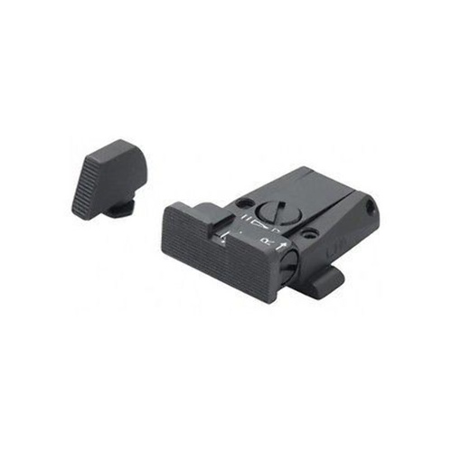 LPA SPR Black Target Adjustable Sight Set Colt Govt 1911 A1 70 Series - SPR45CT07