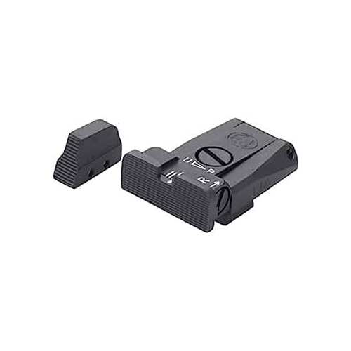 LPA SPR Black Target Adjustable Sight Set Beretta 92, 96, 98, M9 - SPR98BE07