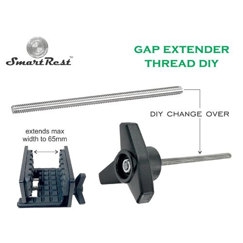 SmartRest Gap Extender Thread for Gun Clamp - SRGEFGC