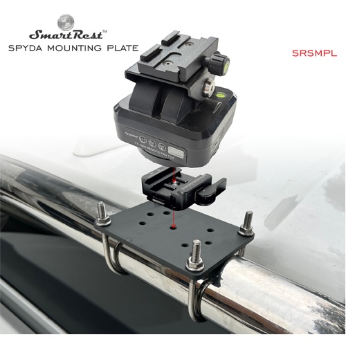 Smart Rest SpydaBot Roll Bar Mounting Plate and U Bolt - SRSMPL