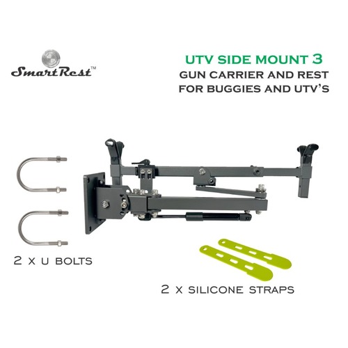 SmartRest UTV Gun Rack - Side Mount - SRUTVS3