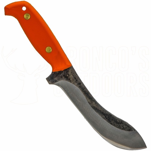 Svord Curved Skinner 5.75" Fixed Blade Knife in Orange with PVC Sheath  - SV67LO