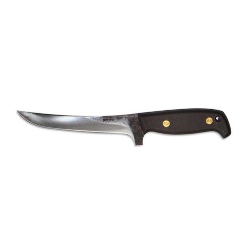 Svord Boning 5.75" Fixed Blade Knife in Black with PVC Sheath - SV87LB