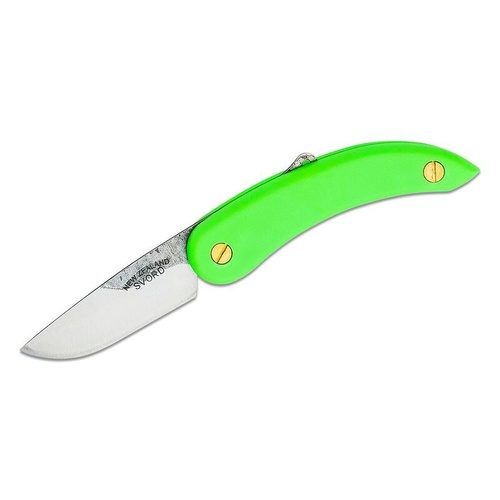 Svord Peasant Folding Knife 76mm Blade Green Polypropylene Handle - SVPKPG
