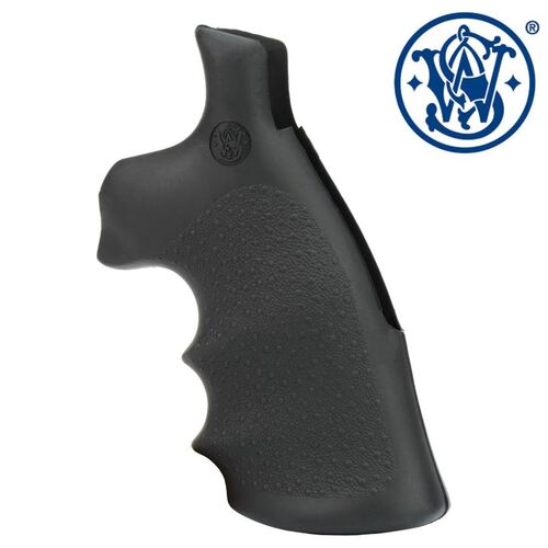 Smith & Wesson N-Frame Grips, Round To Square Butt Conversion, Hogue Black Rubber - SW-90403