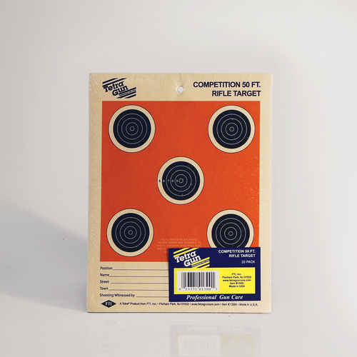 Tetra Paper Target Competition 50Ft Rifle Target - 1300I