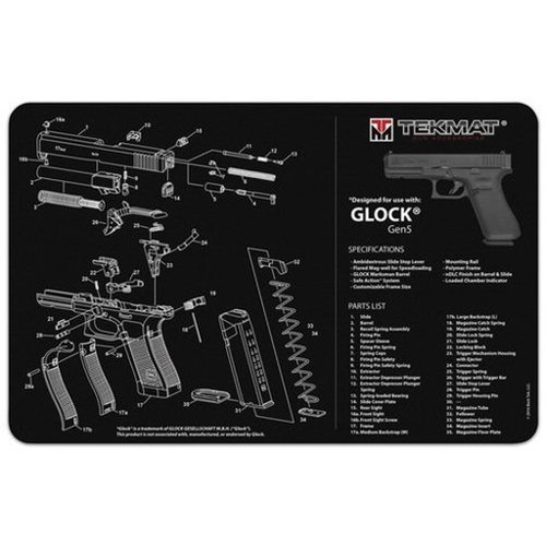 TekMat Ultra 20 Glock Gen 5 Gun Cleaning Mat - TEK-R20-GLOCK-G5
