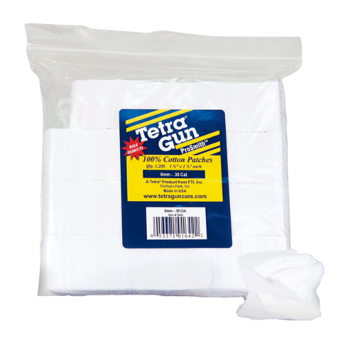 Tetra Gun 6mm-30Cal Cleaning Patches Bulk (1200) - F1642I