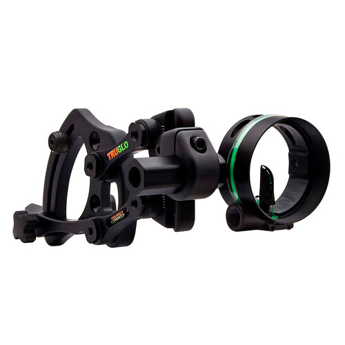 TruGlo Range Rover AC 1-Pin Bow Sight, 0.019" Pin Diameter, Black  TG6211B