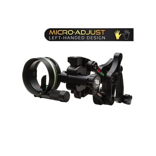 TruGlo Range Rover AC Micro Light 1-Pin Bow Sight, 0.019" Pin Diameter, Black  TG6311B