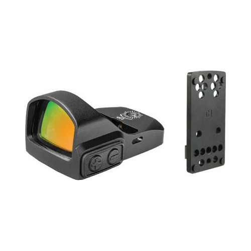 Truglo Tru-Tec Mcro Sub-compact 1x23mm Red Dot Sight With Glock Dovetail - 3 Moa Multi-coated Black Aircraft-grade Aluminum  TG8100B1