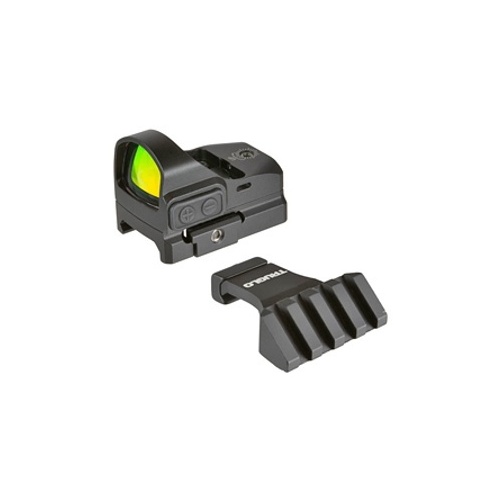 Truglo Tru-Tec Mcro Sub-compact 1x23mm Red Dot Sight 45 Degree Offset Mount - 3 Moa Multi-coated Black Aircraft-grade Aluminum  TG8100BM