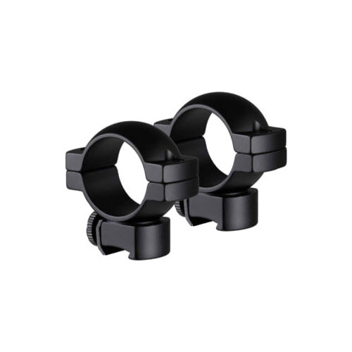 Truglo Lightweight 1" Scope Rings Mounts Medium Weaver - .22 Airgun Black Aluminum Matte  TG8960B2