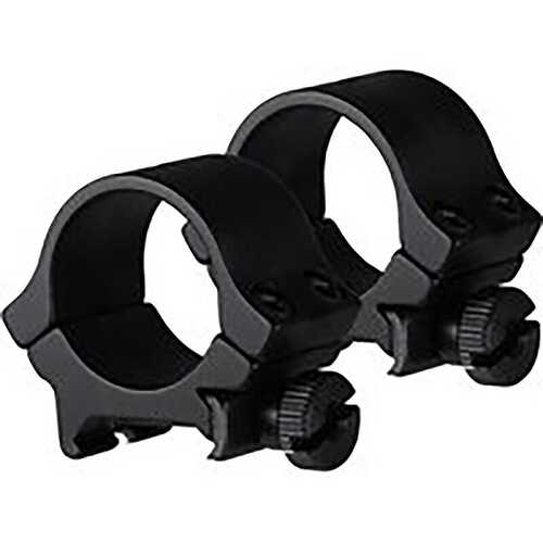 Truglo 1" Scope Ring Set Lightweight Quad Picatinny Weaver - Medium Tube Matte Black  TG8961B1