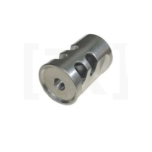 TandemKross Game Changer PRO Compensator Ruger Mark IV, SW22 Victory, Browning Buck Mark 1/2"-28 Thread for 22LR - Silver