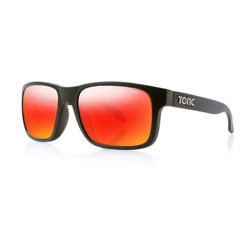 Tonic Mo Matt Black Mirror Red Sunglasses TMOBLKREDMIRRG2