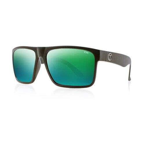 Tonic Outback Matt Black Mirror Green Sunglasses TOUTBLKGRNMIRRG2