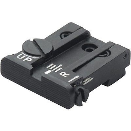 LPA TPU Adjustable Rear Sight for Glock 17-35 Steel Matte TPU32GL07
