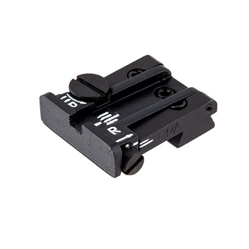 LPA TPU Adjustable Rear Black Sight for 1911 Colt Gov Series 70,80,90 - TPU40MK07