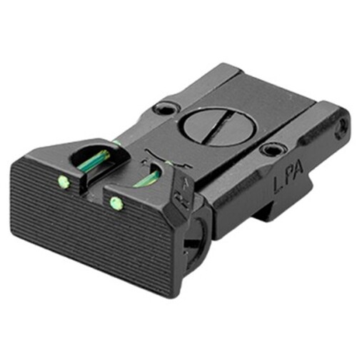 LPA Sights Fibre Optic Rear Sight with Bomar Cut For 1911 - TRT54FUFO